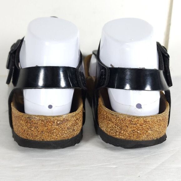 Birkenstock Women's Kairo US5 EU36 Black Birko-flor Flat Thong slingback Sandals - Picture 11 of 16